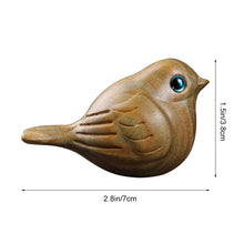 Laden Sie das Bild in den Galerie-Viewer, Handgefertigter Holzschnitzvogel