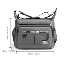 Laden Sie das Bild in den Galerie-Viewer, Herren Umhängetasche mit mehreren Taschen
