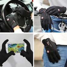 Laden Sie das Bild in den Galerie-Viewer, Premiume warme winddichte wasserdichte Touchscreen Handschuhe Unisex