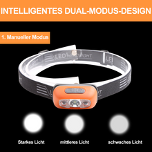 Laden Sie das Bild in den Galerie-Viewer, 🎁Wasserdichte LED Stirnlampe