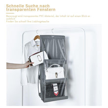 Laden Sie das Bild in den Galerie-Viewer, 6-Taschen faltbare hängende Handtasche Organizer -Miwill