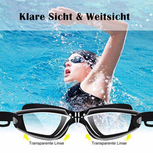 Laden Sie das Bild in den Galerie-Viewer, Anti-Nebel-Schwimmbrille( Schutzbrille, Kappe, Ohrstöpsel, Nasenklammer)
