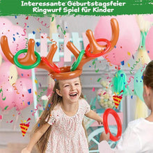 Laden Sie das Bild in den Galerie-Viewer, Weihnachtsren-Geweih Ringe-Werfen Spielzeug