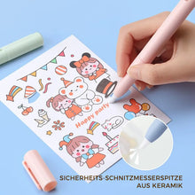 Laden Sie das Bild in den Galerie-Viewer, Faltbarer Mini-Scheren-Keramikstift