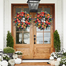 Laden Sie das Bild in den Galerie-Viewer, Halloween-Kürbis-Kranz