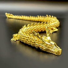 Laden Sie das Bild in den Galerie-Viewer, Golddrache mit beweglichen Gelenken