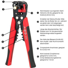 Laden Sie das Bild in den Galerie-Viewer, Automatische Abisolierzange mit Stellschraube