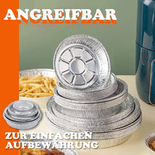 Laden Sie das Bild in den Galerie-Viewer, Wiederverwendbare Auskleidungen für Luftfritteusen aus Aluminiumfolie