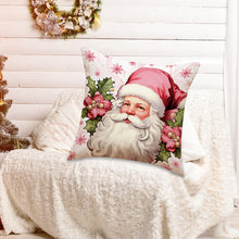 Laden Sie das Bild in den Galerie-Viewer, Rosa Weihnachtskissenbezüge – Neue Weihnachtsprodukte für Zuhause