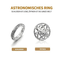 Laden Sie das Bild in den Galerie-Viewer, Astronomisches Ring - Schließen ist Liebe, Öffnen ist die ganze Welt