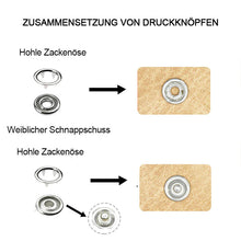 Laden Sie das Bild in den Galerie-Viewer, Metall Druckknöpfen Bausatz