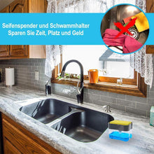 Laden Sie das Bild in den Galerie-Viewer, Seifenspender und Schwammhalter