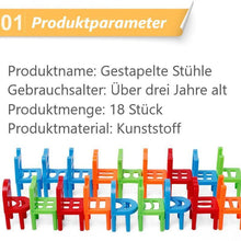 Laden Sie das Bild in den Galerie-Viewer, 🔥Weihnachts-Schnäppchen-Stühle zu stapelnendes Turmausgleichsspiel