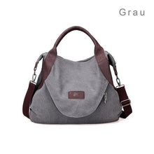 Laden Sie das Bild in den Galerie-Viewer, Segeltuch Tasche mit großer Kapazität