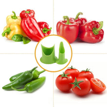 Laden Sie das Bild in den Galerie-Viewer, Bequee praktischer Paprika Entkerner (2 Stk, zufällige Farbe)