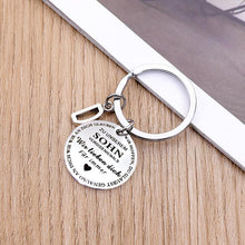 Laden Sie das Bild in den Galerie-Viewer, Zu meinem Sohn / meiner Tochter Schlüsselbund