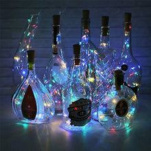 Laden Sie das Bild in den Galerie-Viewer, LED-Weinflaschenlichter Kork Nachtlicht DIY Decor Lift - Stück