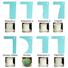 Laden Sie das Bild in den Galerie-Viewer, 8-Style-Kuchenschaber notwendig für Kuchenliebhaber