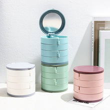 Laden Sie das Bild in den Galerie-Viewer, Mehrschichtige drehbare Schmuckschatulle