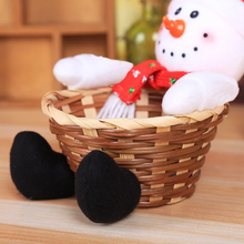 Laden Sie das Bild in den Galerie-Viewer, Weihnachten Süßigkeiten Geflochtener Korb