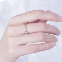 Laden Sie das Bild in den Galerie-Viewer, Verdrehen-Ring,Twist-Ring,Diamant-Ring