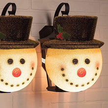Laden Sie das Bild in den Galerie-Viewer, Weihnachtsveranda Schneemann Lampenschirm