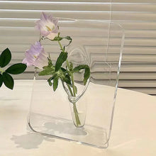 Laden Sie das Bild in den Galerie-Viewer, Kreative transparente Bilderrahmenvase aus Acryl