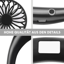 Laden Sie das Bild in den Galerie-Viewer, Tragbarer zwei- Köpfe Ventilator