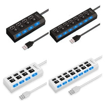 Laden Sie das Bild in den Galerie-Viewer, Hochgeschwindigkeits-USB-Hub mit mehreren Anschlüssen