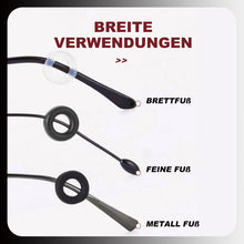 Laden Sie das Bild in den Galerie-Viewer, Rutschfeste runde bequeme brillenhalter (5 Paar)