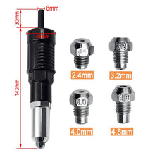 Laden Sie das Bild in den Galerie-Viewer, Professionelles Nietpistolen-Adapter-Kit Mit 4 Verschiedene Düsenschrauben