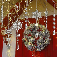 Laden Sie das Bild in den Galerie-Viewer, Kristall Weihnachtsschneeflockendekoration