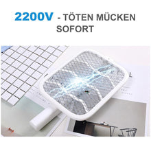 Laden Sie das Bild in den Galerie-Viewer, Teleskopische elektrische Mückenklatsche