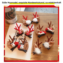 Laden Sie das Bild in den Galerie-Viewer, 🎅Weihnachten Geweih Plüsch Haarnadeln