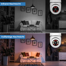 Laden Sie das Bild in den Galerie-Viewer, Drahtlose WLAN-Überwachungskamera mit Glühbirne