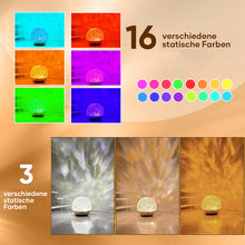 Laden Sie das Bild in den Galerie-Viewer, Wasserwellen dynamische Projektions-Atmosphärenlampe