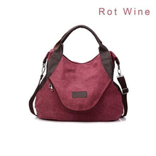 Laden Sie das Bild in den Galerie-Viewer, Segeltuch Tasche mit großer Kapazität