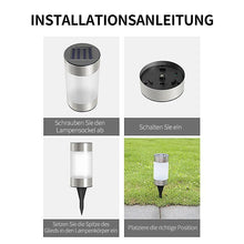 Laden Sie das Bild in den Galerie-Viewer, Solar Mini Gartenlampe