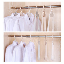 Laden Sie das Bild in den Galerie-Viewer, Faltbarer Reise-Kleiderständer aus Kunststoff