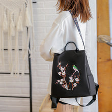 Laden Sie das Bild in den Galerie-Viewer, Vielseitiger Bestickter Leichter Diebstahlschutzrucksack