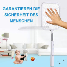 Laden Sie das Bild in den Galerie-Viewer, Teleskopische elektrische Mückenklatsche