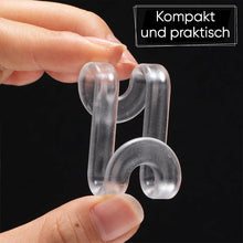 Laden Sie das Bild in den Galerie-Viewer, Transparente Verbindungshaken für Kleiderbügel