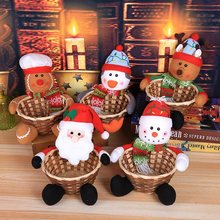 Laden Sie das Bild in den Galerie-Viewer, Weihnachten Süßigkeiten Geflochtener Korb