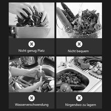 Laden Sie das Bild in den Galerie-Viewer, Tragbare Multifunktionaler Waschbecken Klappkorb