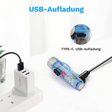 Laden Sie das Bild in den Galerie-Viewer, Mini-Taschenlampe mit starkem Licht