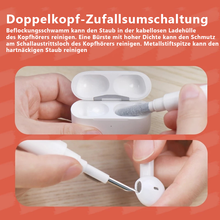 Laden Sie das Bild in den Galerie-Viewer, 5 in 1 Reinigung Softbürste für Computertastatur & Kopfhörer