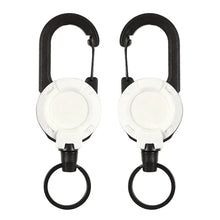 Laden Sie das Bild in den Galerie-Viewer, Automatisch einziehbarer Schlüsselanhänger aus Drahtseil für den Außenbereich