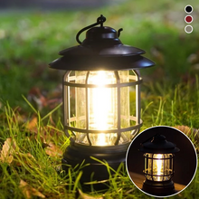 Laden Sie das Bild in den Galerie-Viewer, Tragbare Retro Camping Lampe