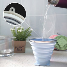 Laden Sie das Bild in den Galerie-Viewer, Tragbarer Silikonbecher für die Reise