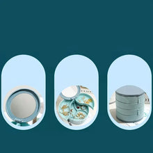 Laden Sie das Bild in den Galerie-Viewer, Mehrschichtige drehbare Schmuckschatulle